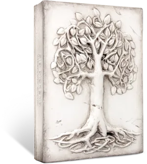 Celtic Treeof Life Carving PNG image