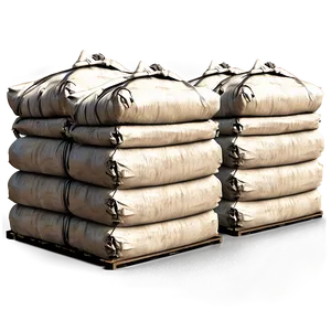 Cement Bag Stack PNG 57
