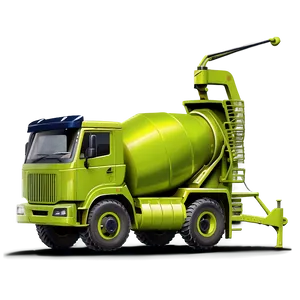 Cement Mixer Truck Construction PNG Afo96