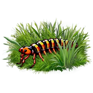 Centipede In Grass Png Ipq PNG image