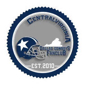 Central Virginia Dallas Cowboys Fan Club Logo PNG image