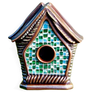 Ceramic Birdhouse Png Wto11 PNG image