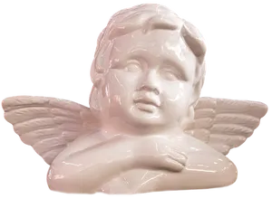 Ceramic Christmas Angel Figurine