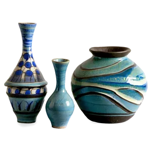 Ceramic Pottery Sculptures Png Xih76 PNG image