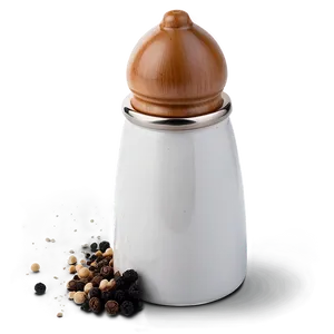 Ceramic Salt And Pepper Shakers Png 06292024 PNG image