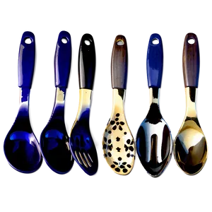 Ceramic Serving Utensils Png 06212024 PNG image