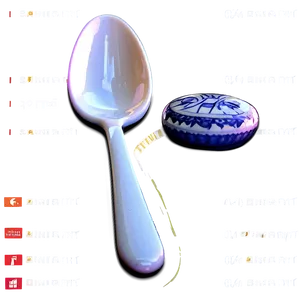 Ceramic Soup Spoon Png Eib PNG image