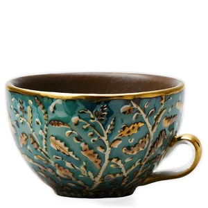 Ceramic Teacup PNG 06292024