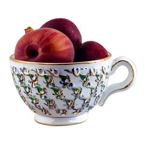 Ceramic Teacup PNG Erl62 PNG