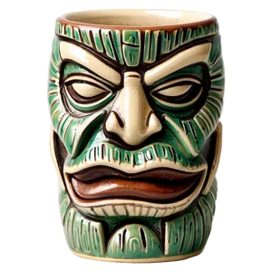 Ceramic Tiki Mug PNG 37