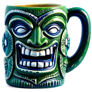 Ceramic Tiki Mug PNG 61