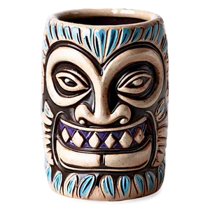 Ceramic Tiki Mug PNG 82