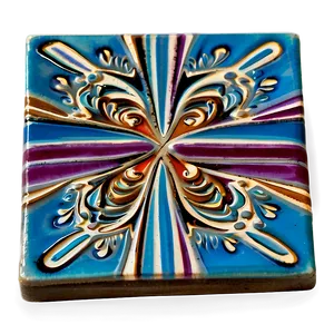 Ceramic Tile Coaster PNG Rnb