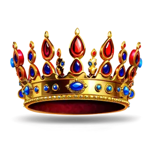 Ceremonial Golden Crown PNG Hlc
