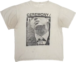 Ceremony Vintage T Shirt Graphic PNG image