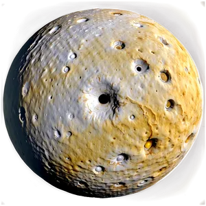 Ceres Impact Craters PNG 37