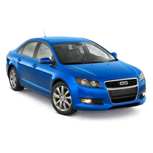 Cerulean Blue Car Render PNG 06252024