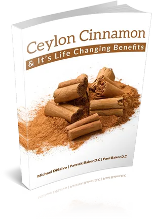 Ceylon Cinnamon Benefits Book Cover PNG image