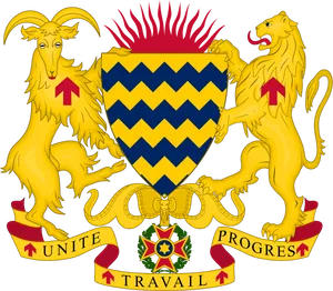 Chad National Coatof Arms PNG image