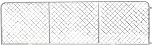 Chain Link Fence Panel PNG image