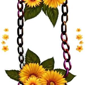 Chain Of Flowers Png 74 PNG image