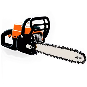 Chainsaw Silhouette Image PNG Fea PNG