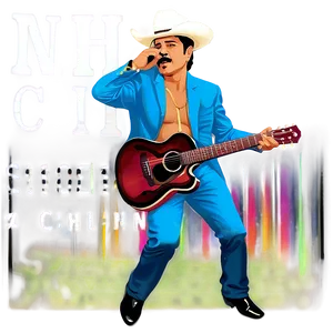 Chalino Sanchez Colorful Illustration PNG 06212024