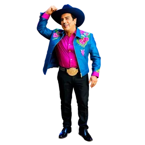 Chalino Sanchez Colorful Illustration PNG 54 PNG