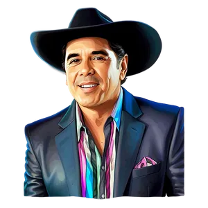Chalino Sanchez Colorful Illustration PNG Clo PNG