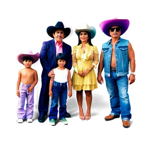 Chalino Sanchez Family Photo Png 06212024 PNG image