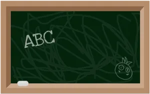 Chalkboard Doodlesand A B C PNG