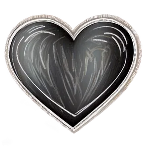 Chalkboard Heart Clipart PNG Adx91