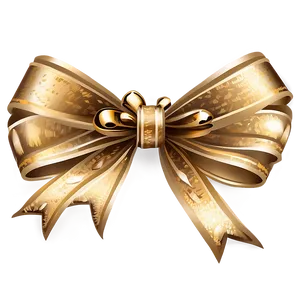 Champagne Gold Gift Bow PNG Hdk PNG