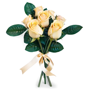 Champagne Roses Bouquet PNG 06212024 PNG
