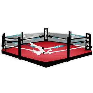 Championship Wrestling Ring Setting PNG 06202024