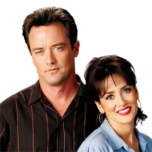 Chandler Bing And Janice Png Ifl85 PNG image