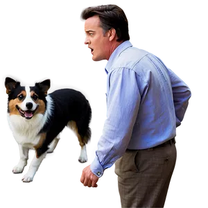 Chandler Bing's Fear Of Dogs PNG Kul71