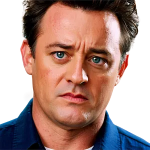 Chandler Bing Sarcastic Face Png Rtb83 PNG image