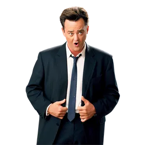 Chandler Bing Sarcastic Face Png Sgc23 PNG image