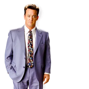 Chandler Bing Suit And Tie Png Pgs PNG image