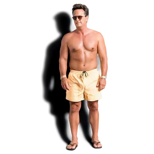 Chandler Bing Watching Baywatch PNG Uuv89 PNG