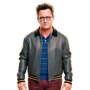 Chandler Bing With Glasses Png 79 PNG image