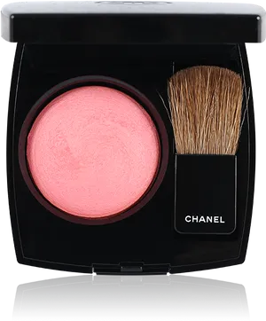 Chanel Blush Compact With Brush