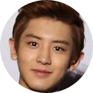 Chanyeol Smiling Portrait PNG image