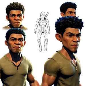 Character Concept Art Riley Freeman PNG