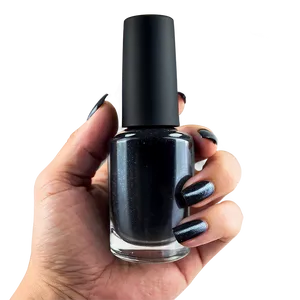 Charcoal Nail Polish PNG 36 PNG