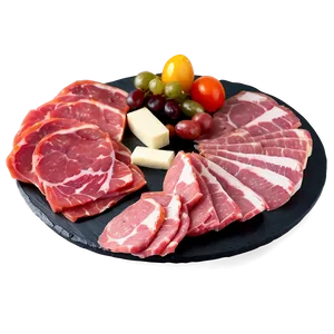 Charcuterie Meat Selection PNG Ooq71