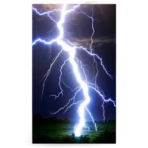 Charged Lightning Field PNG Wgn