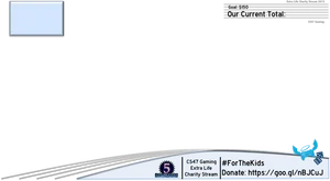 Charity Stream Overlay Design PNG image