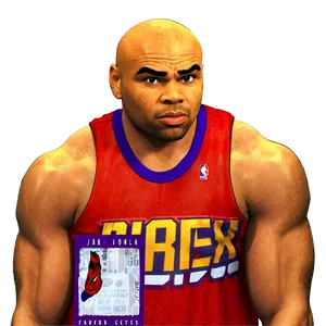 Charles Barkley Animated Character PNG 06252024